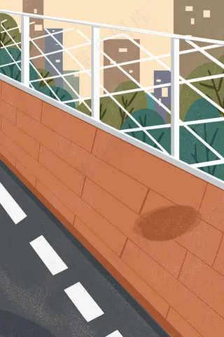 卡通城市建筑免抠图