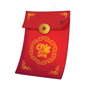 新年春节卡通红包,免抠元素