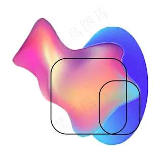 渐变流体风格素材