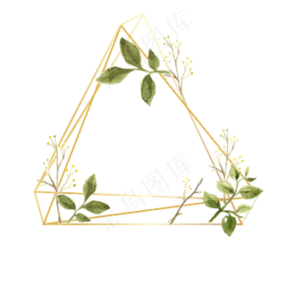 三角形花纹边框对话框文本框