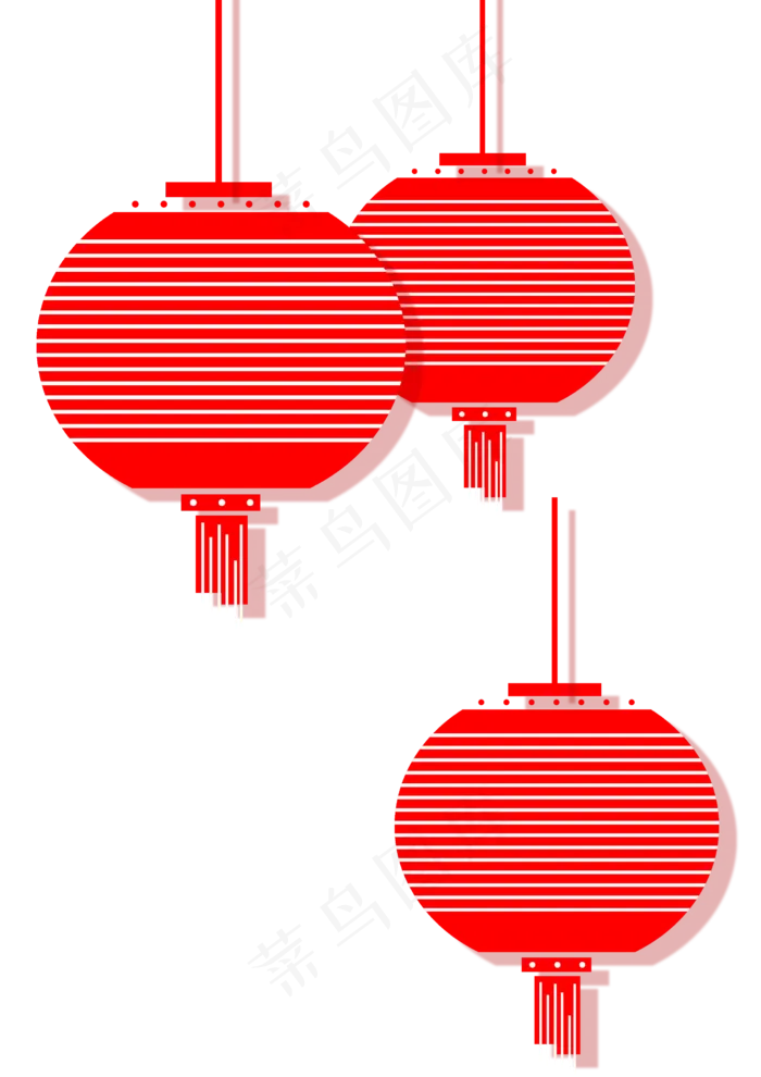 节日灯笼免抠PSD素材(2480*3508px 300 dpi )psd模版下载