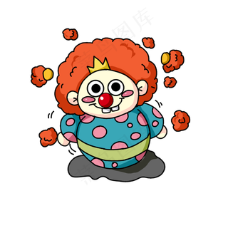 愚人节开心的小丑