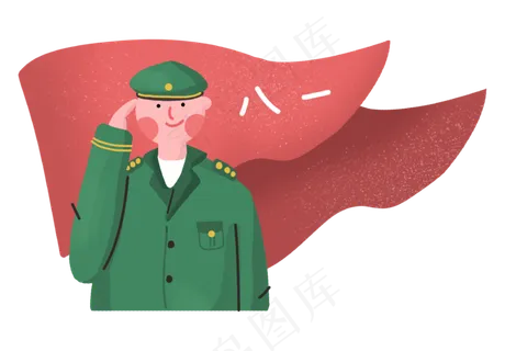 八一建军节解放军红旗
