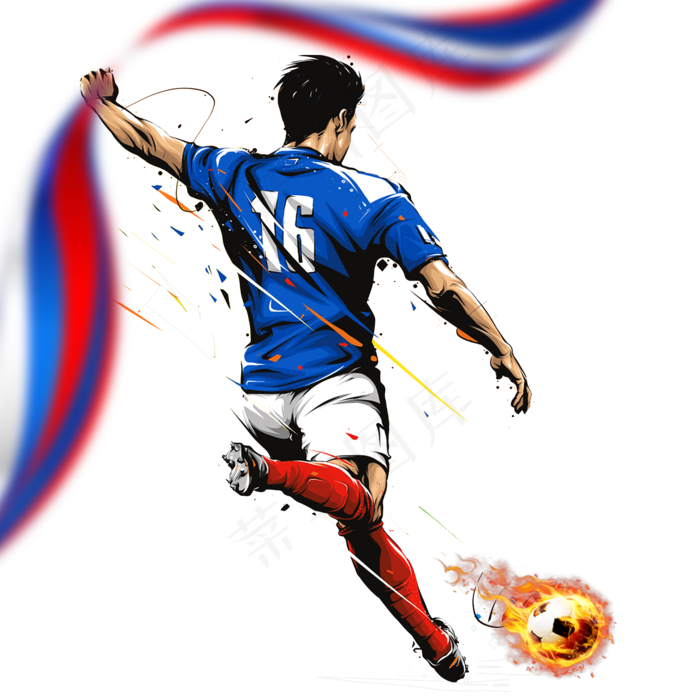 足球世界杯火箭队海报,免抠元素
