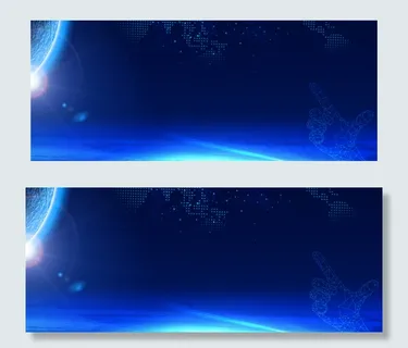 智能科技蓝色banner