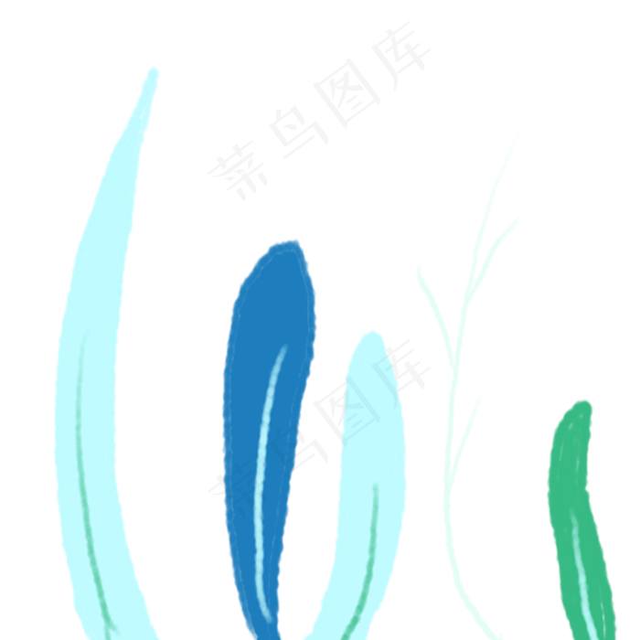 一堆春季自然植物(2000X2000(DPI:300))psd模版下载