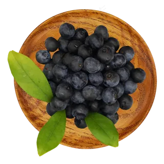 盘子水果蓝莓