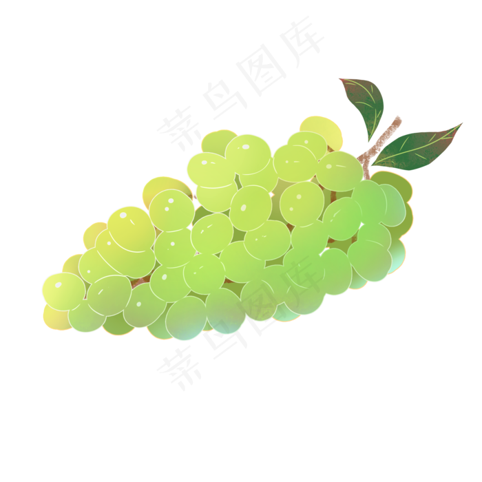 水果葡萄卡通小吃