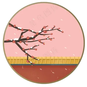 冬天冬季植物梅花腊梅