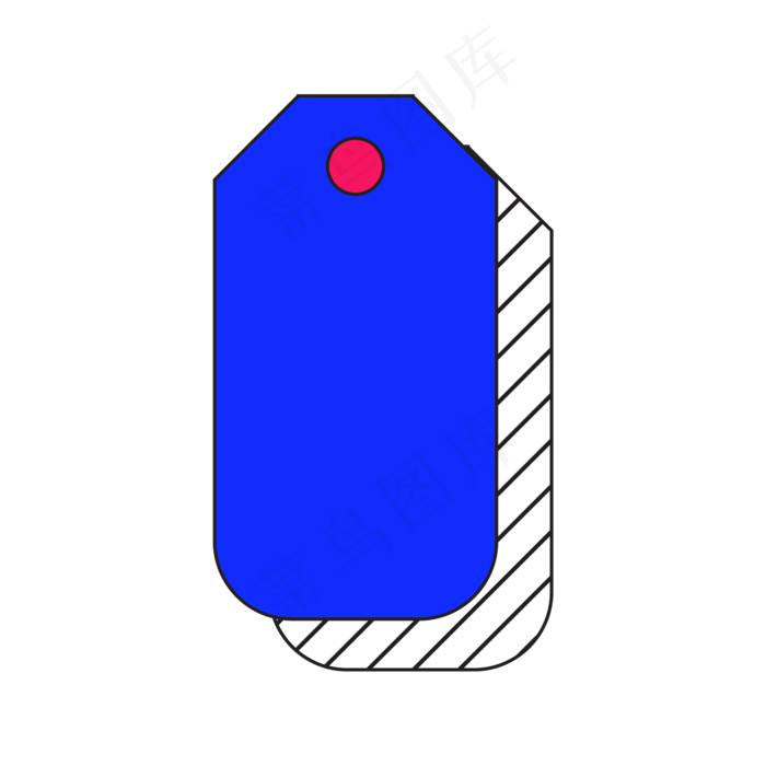 电商几何标签(2000*2000px 300 dpi )ai矢量模版下载
