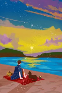 治愈系大海星空旅行春游梦想天空享受生活 治愈系大海星空旅行春游梦想天空享受生活