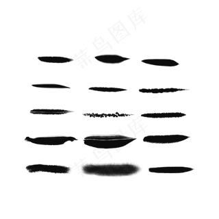 PS毛笔笔刷合集