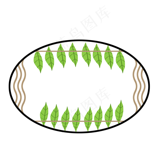 清明节边框png素材