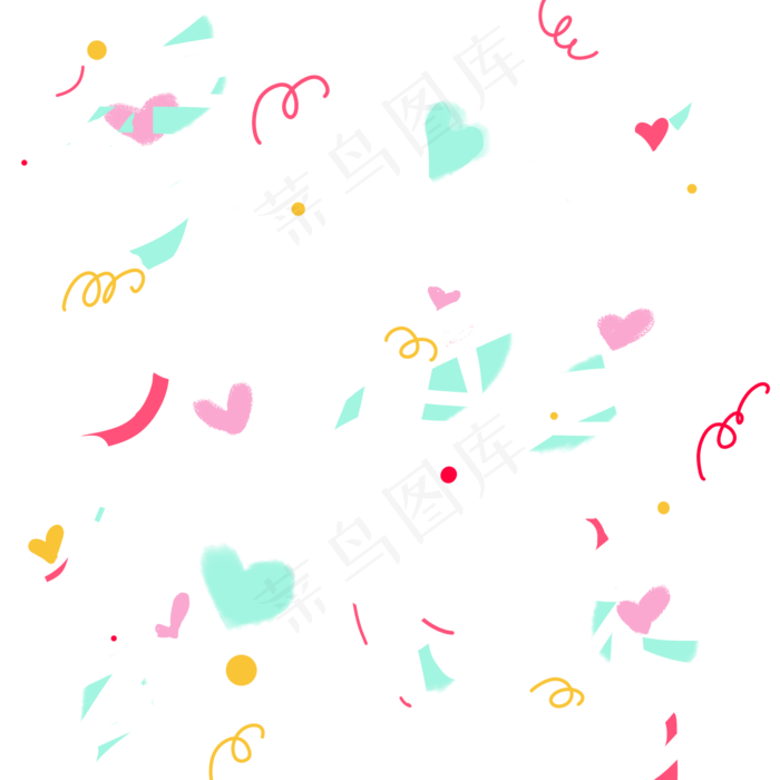 可爱的背景装饰,免抠元素