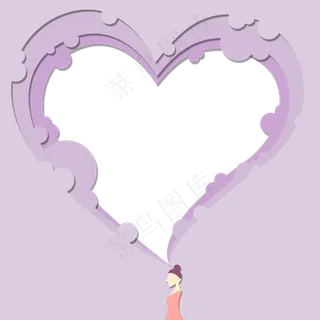 三八妇女节立体剪纸边框糖果色粉,免抠元素