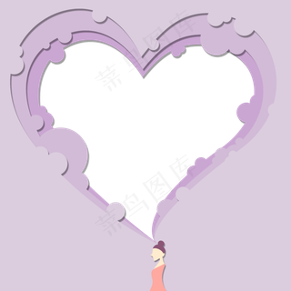 三八妇女节立体剪纸边框糖果色粉,免抠元素