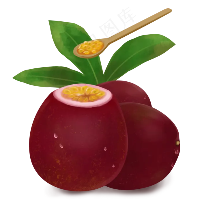 广西百香果(2000X2000(DPI:300))psd模版下载