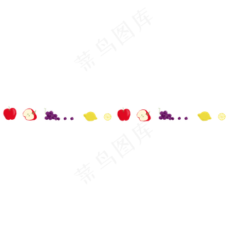 小清新水果分割线