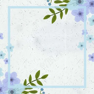 清新蓝色小碎花组合