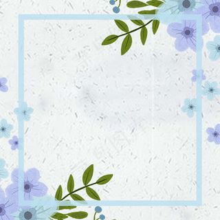 清新蓝色小碎花组合