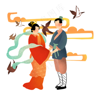 牛郎织女,免抠元素