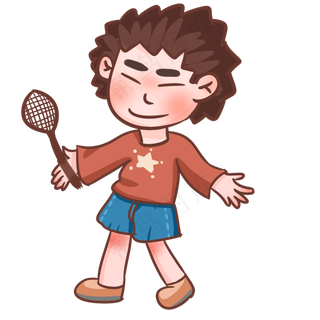 快乐的小男孩过儿童节