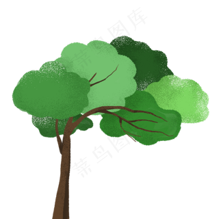 春季大树植物免扣素材,免抠元素