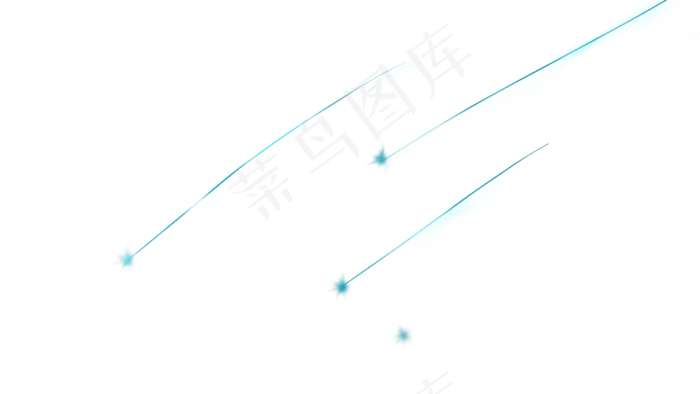 蓝色梦幻夜空流星,免抠元素(2880*1620px 300 dpi )psd模版下载