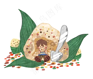 端午节吃美味粽子