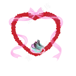 情人节礼物浪漫玫瑰花心形