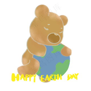 世界地球日动物免抠元素