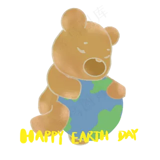 世界地球日动物免抠元素