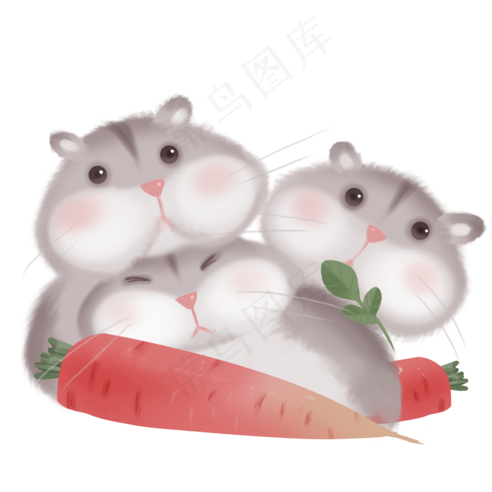 宠物可爱仓鼠,免抠元素