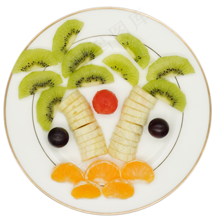 水果拼盘造型