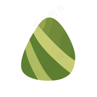 端午节粽子叶手绘设计图