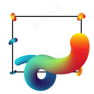 618电商商城流体渐变免扣素材