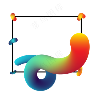 618电商商城流体渐变免扣素材