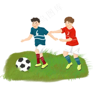 儿童节踢足球的小男孩