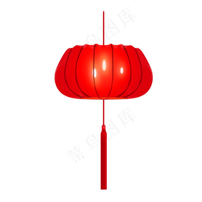 红色新年鼠年灯笼,免抠元素