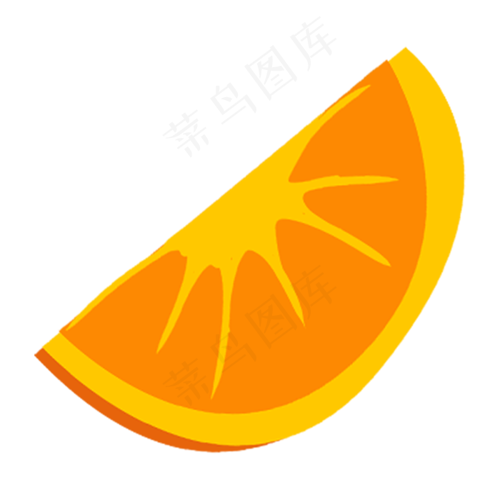 一片营养的橙子(2000X2000(DPI:300))psd模版下载