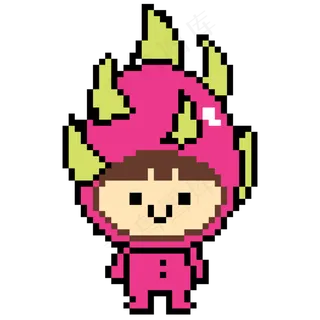 像素风火龙果宝宝