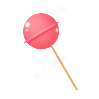 粉红色可爱儿童节棒棒糖装饰