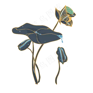 小暑大暑清凉莲花荷叶