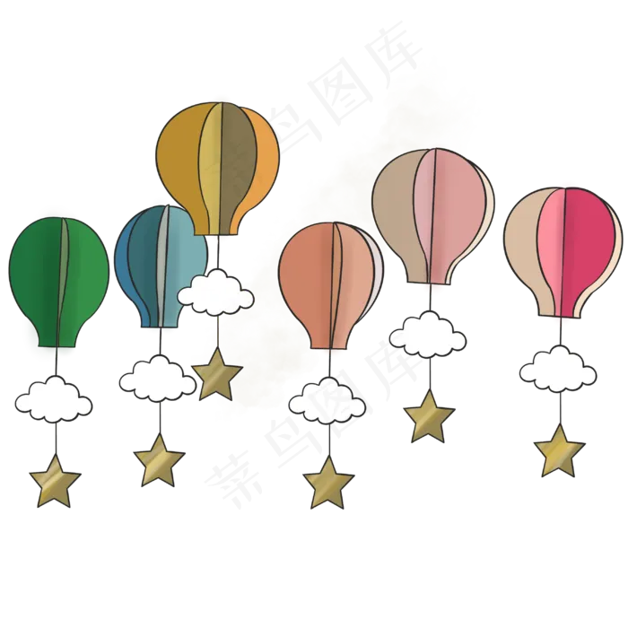 五四青年节热气球(3000X3000(DPI:132))psd模版下载
