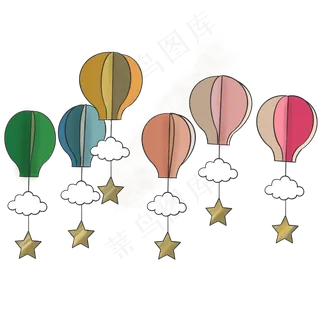 五四青年节热气球