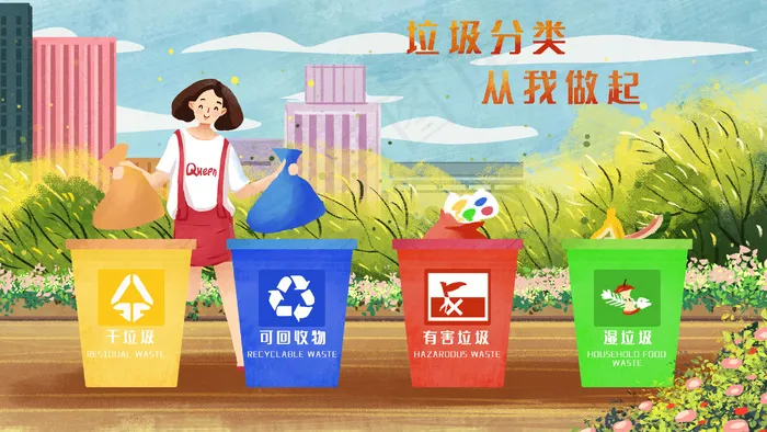 社会民生之垃圾分类保护环境