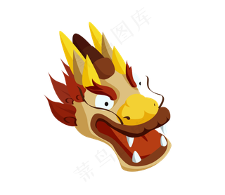 端午节黄色龙头