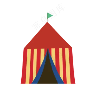 马戏团小房子,免抠元素