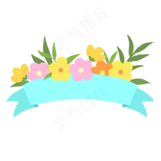 春天植物花朵横幅