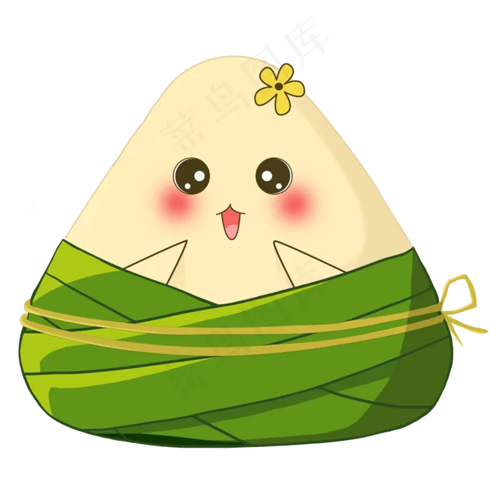节日端午手绘卡通粽子(2000X2000(DPI:300))psd模版下载